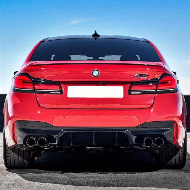 Quad Exhaust Tips for BMW 5 Series: Upgrade F10/F18 To New M5 Style with Square Outlets