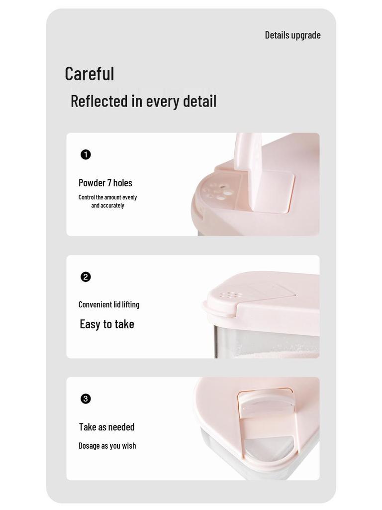 Adjustable Kitchen Seasoning Box Set with Dual-Opening Compartments