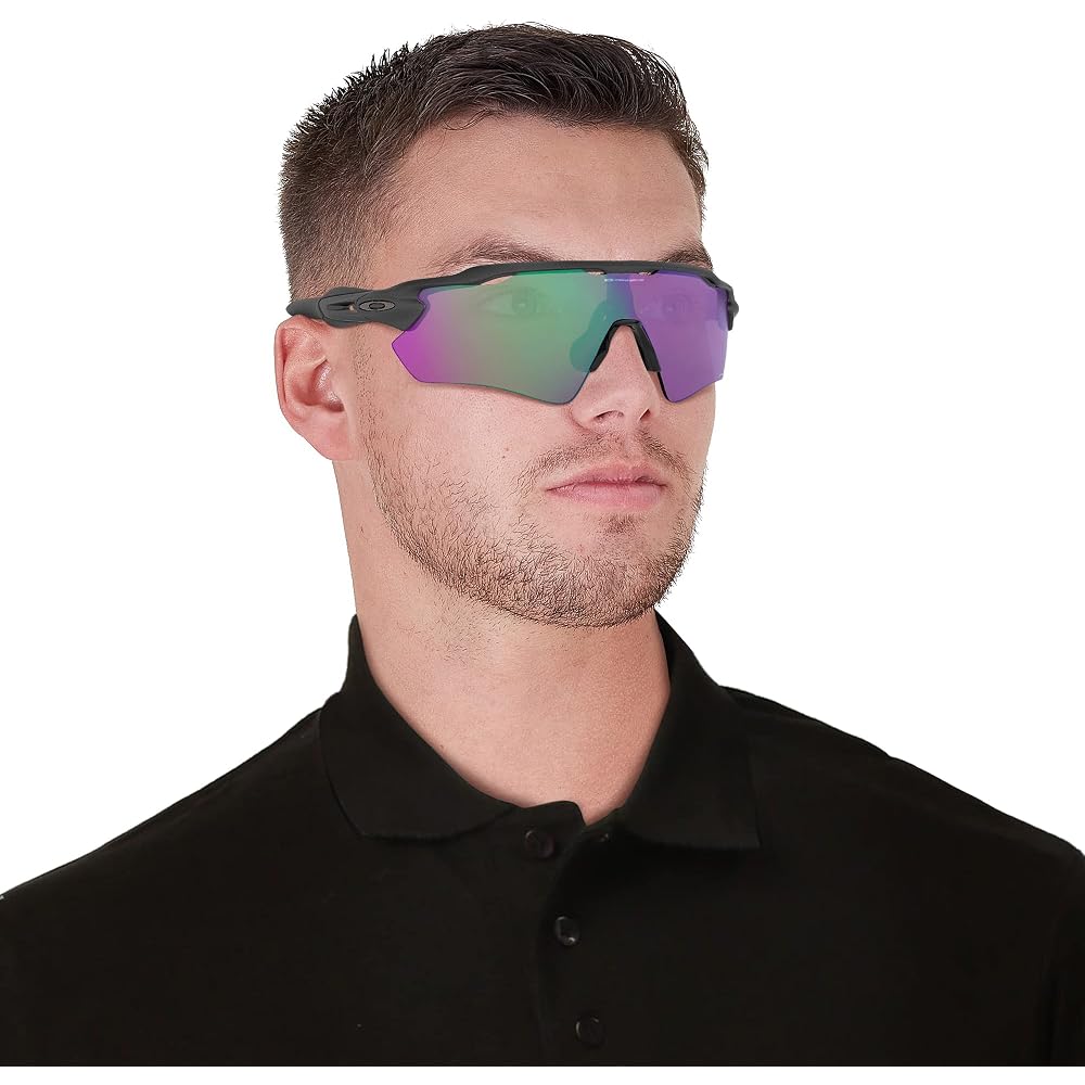 Oakley Radar EV Path Sunglasses 0OO9208 Steel with Prizm Road Jade Lens 38 Size