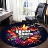 GTA V Office Round Area Rug,  Under Office Chairs Bedroom Living Room Home Decor a0908146