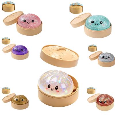 Simulated Dumpling Stress Relief Toy - Soft Baozi Modeling Slow Rebound Decompression Gift