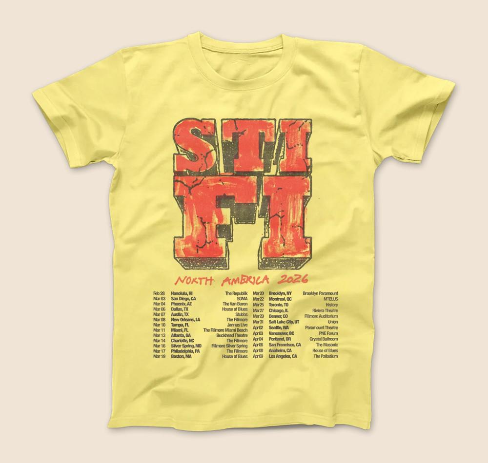 Collection Sticky Fingers North America Band T-shirt Full Size S-5XL MD1610 Unisex T-Shirt M