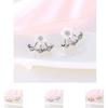 1 Paar Dames Oorbellen Feest Bruiloft Bloem Oorbellen Verfijnd Delicaat Sieraden Aankleding Decoratie Vriendschapscadeau