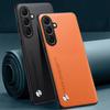 Luxury PU Leather Case For Samsung Galaxy S25 FE S25 Plus Back Cover Silicone Protection Phone Case For Samsung S25 Ultra 5G