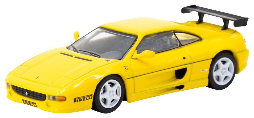 TARMACWORKS Scale Ferrari F355 Challenge Yellow Finished Model 1/64 T64R-083-YL