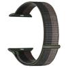 Bracelet Montre - MY-MONTRE - Nylon Tressé - Compatible Apple 38/40/41mm - Noir/Gris - Boucle Sport Respirant