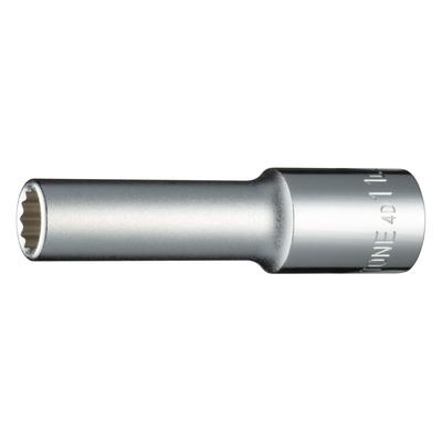 TONE Deep Socket Drive Angle Width Across Flats 11mm (12 Square) HP4D-11L 12.7mm (1/2")