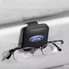 Car Sunglasses Clip Card Ticket Holder Stand Fastener Sun Visor for Fords 2 3 4 5 MK 2 6 7 Ranger Fiesta Kuga Mondeo Fusion QY2