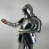 Bojový oblek Středověký rytířský brnění Gotický oblek plátového brnění 15. století Larp Cosplay Německé brnění Nejlepší dárek pro něj