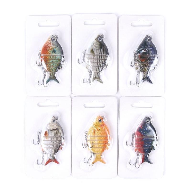 Realistic Fishing Lures With Double Hook And Slow Sinking Swimbaits Fishing Lures Freshwaters Saltwater Fishing Gear
