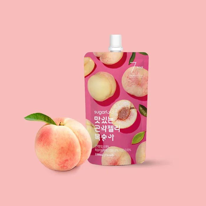 1 box of Sugarloro Konjac Jelly Peach (150g x 10 packs)