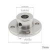 Eisen Motor Guide Welle Starre Flanschkupplung mit Schrauben für DIY RC Modellmotoren