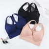 Sports Bras Crop Top Fitness Gym Running Sportswear Women's Sports Underwear Push Up Brassiere Plus Size Yoga Top Bra