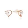 Tirr Lirr 14K Pink Gold Eternity Earrings TESK4P00016M