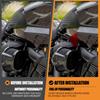 HCmotorku Fairing Air Deflector Side Wing Windshield for Harley Low Rider FXLRST 2022 and later models (Red)