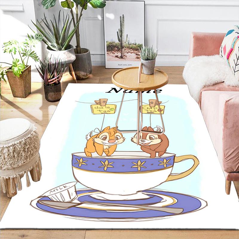 Custom 1Pc Chip Dale'S Playful Day Rug Office Carpet Indoor Outdoor Entrance Doormat Nonslip Soft And Comfortable Living Room D91621