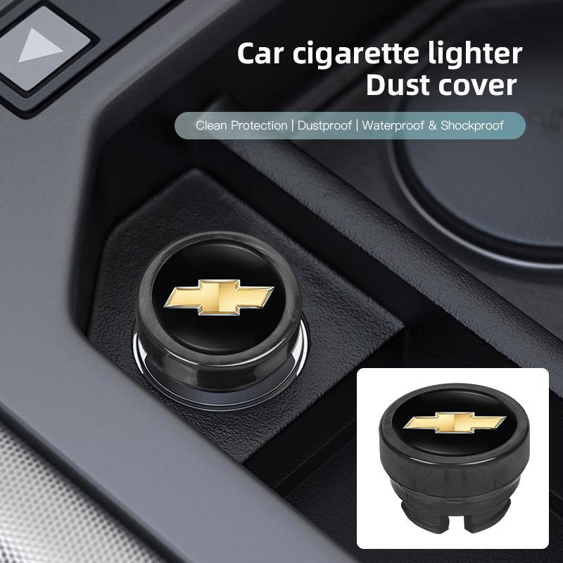 Car Cigarette Lighter Dust Proof Protect Cover Lighter Button For Chevrolet Cruze Sonic Silverado Trax Camaro Captiva Equinox SS