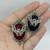 Pendentif Chauve-souris Vampire Gothique Argent Antique - Accessoire de Bijoux DIY Halloween