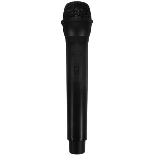 ABOOFAN Fake Microphone, Black Plastic Model, Pretend Play Microphone for Singing, Speech, Rock Star Props, for Boys and Girls, Role Play