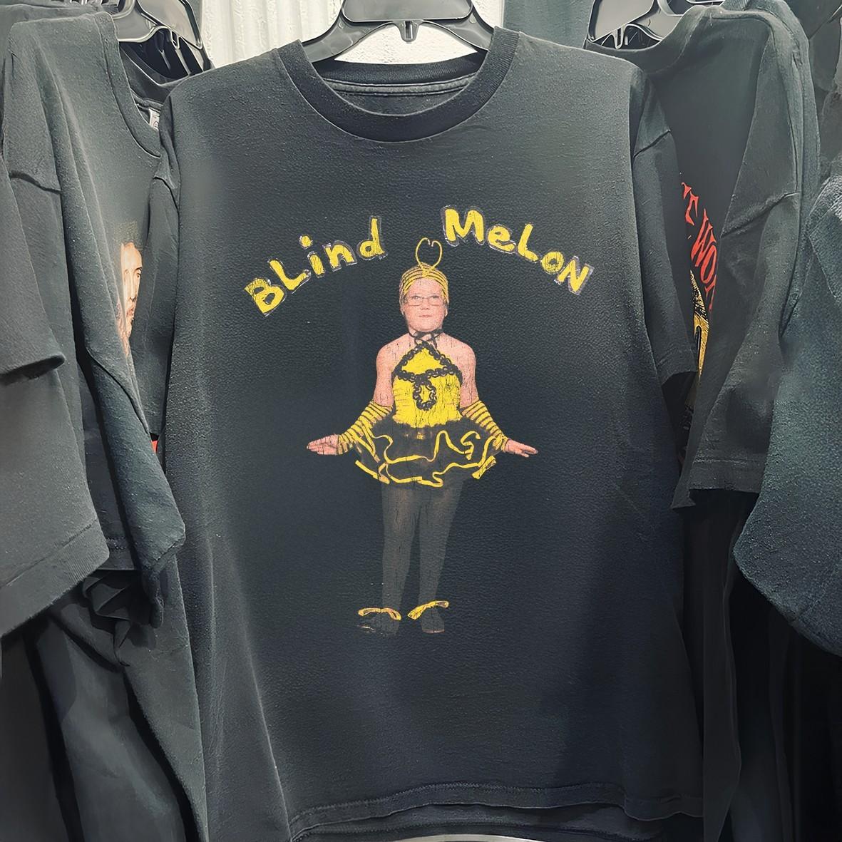 Blind Melon Crammed In A Van Tour Promo Black T-Shirt XXL 3XL