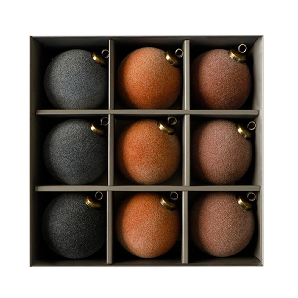 Świąteczne Uroczystości Biały Zestaw Kul Świątecznych Piękne Flokowane Dekoracje Dekoracja Świąteczna Wszechstronne Opcje Dekoracyjne