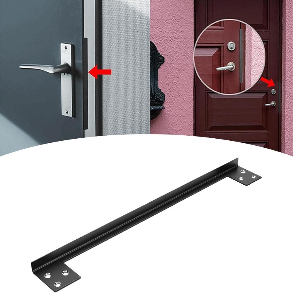 Steel Door Guard Plate Easy Installation Door Latch Shield Door Latch Guard Plate  Apartment