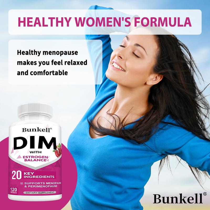 Integratore DIM Complex 20 Ingredienti Chiave per Donne Supporto all'Equilibrio Estrogenico e al Benessere Ormonale