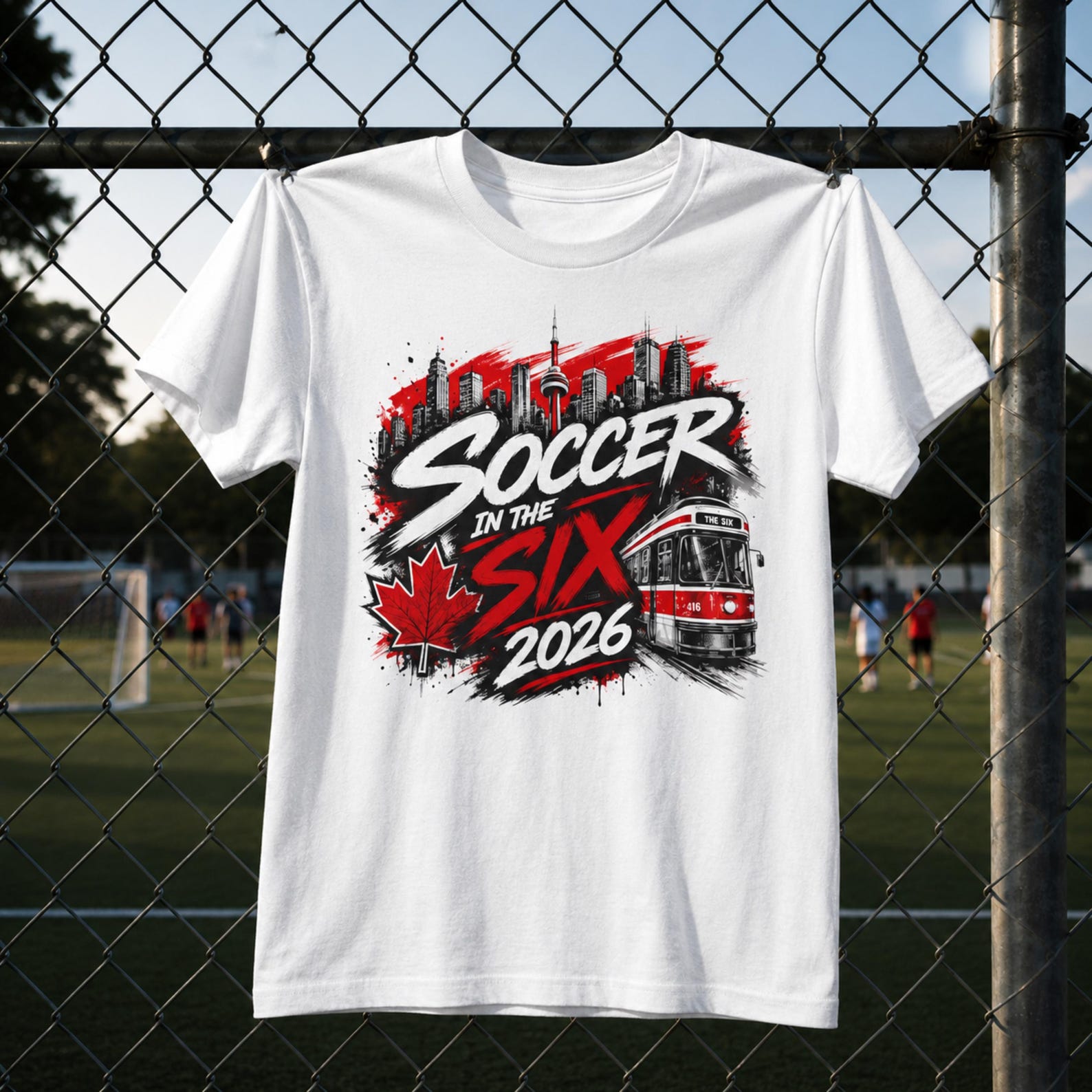 Soccer in the Six 2026 Graphic Tee | Toronto Fan Shirt 3XL