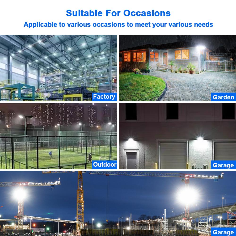 LED Flood Lights High Bright Spotlight LED Street Lamp Waterproof IP66 For Outdoor Garden AC 220V 50W 100W 200W 300W 400W 500W