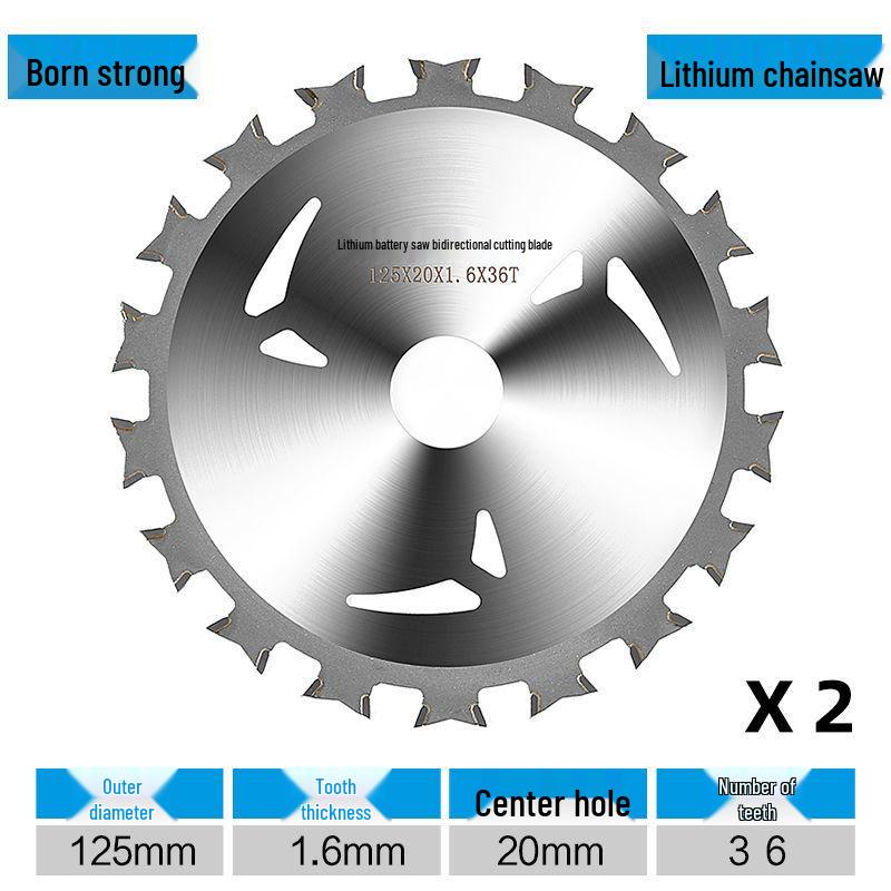 Lithium Electric Woodworking Saw Blades - 4", 5", 5.5", 6.5" Alloy Blades for Wood Cutting.
