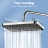 Rain Shower Head High-Pressure Stainless Steel Rainfall Showerhead Large Waterfall Bathroom Square Showerhead