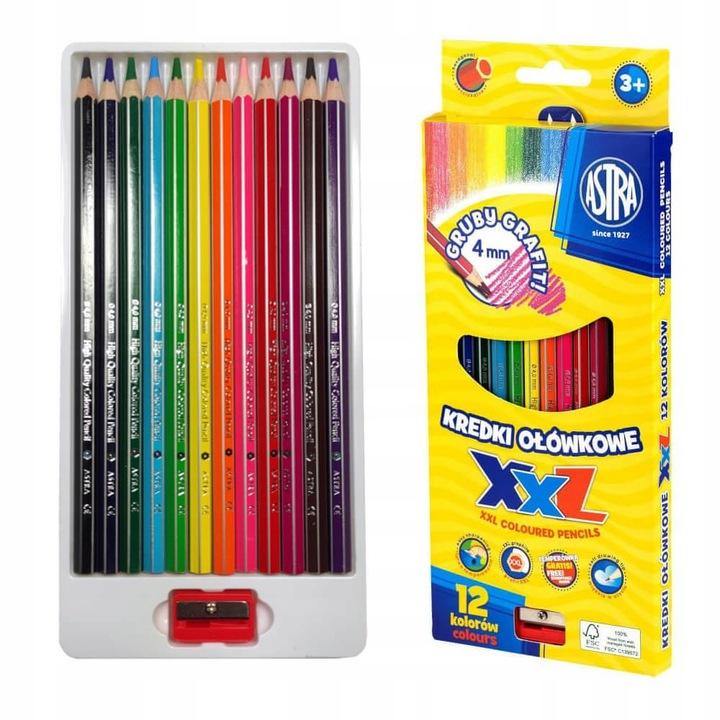 Hexagonal pencil crayons 12KOL XXL A'12 8146