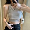 Stylish Elegance Fashion Female Casual Vest White Camisole Undershirt Female Inner 2025 Summer Outside Wear Sleeveless Bottoming Shirt Anti-glare Tops