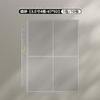 SINGBA 10pcs Clear Sheets Sleeve Acid free-No CPP Loose-leaf Pages for A5/A4 Binder 4/ 9grid Pocket 3inch Photocard Protector
