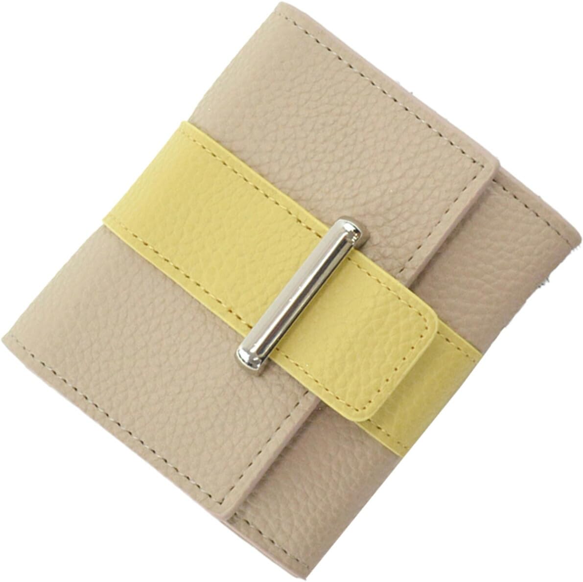 Женский трехскладной кошелек Altro Rose Beige Yellow, Компактный, Мини, Маленький кошелек, Стеганый, Популярный бренд, Милый, Тонкий, Складной кошелек, Удобный в использовании,