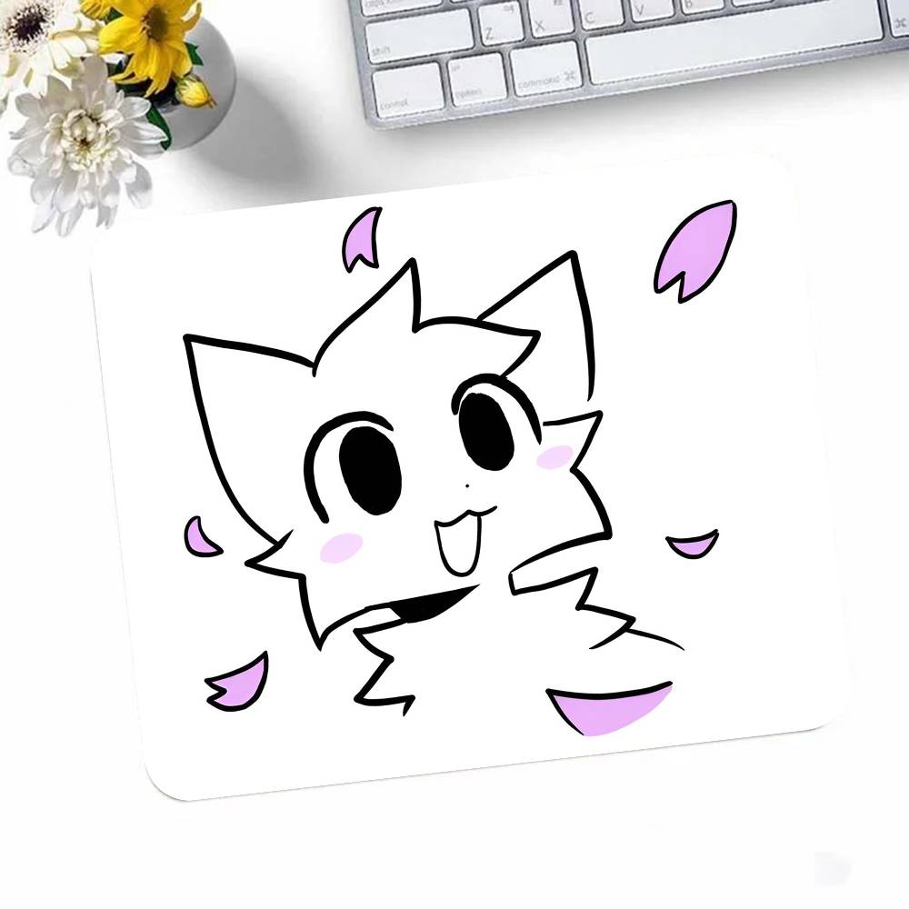 Boykisser Gatto Buffo Tappetino Mouse Mousepad Divertente Mouse Pad Bordo Bloccato Piccolo Per Giocatori Tappetino Scrivania Computer Rettangolare Gomma Antiscivolo