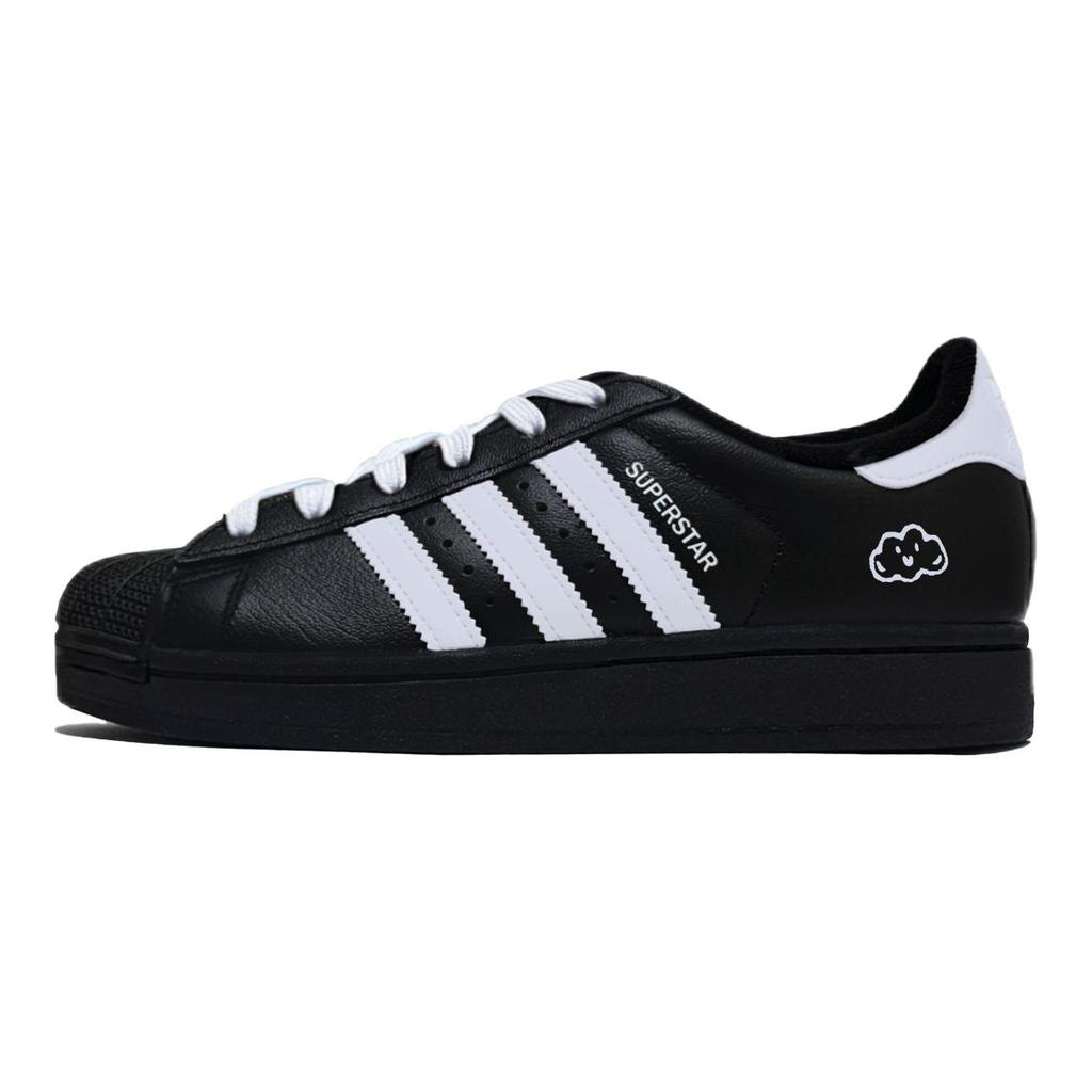 adidas Oryginalne SUPERSTAR Buty Skateboardowe Niskie Unisex Czarne Niebieskie EG4959(Team85-)