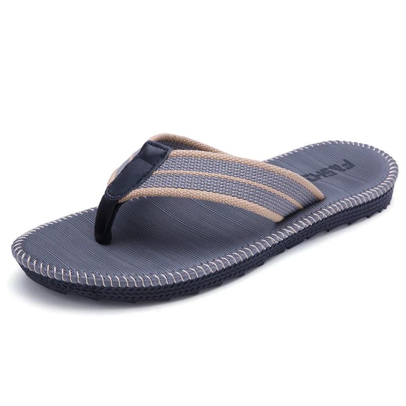 Big size Summer men Slippers Flip Flops men Beach Slippers Casual Flat Slip On Flip Flops zapatos hombre 36-47