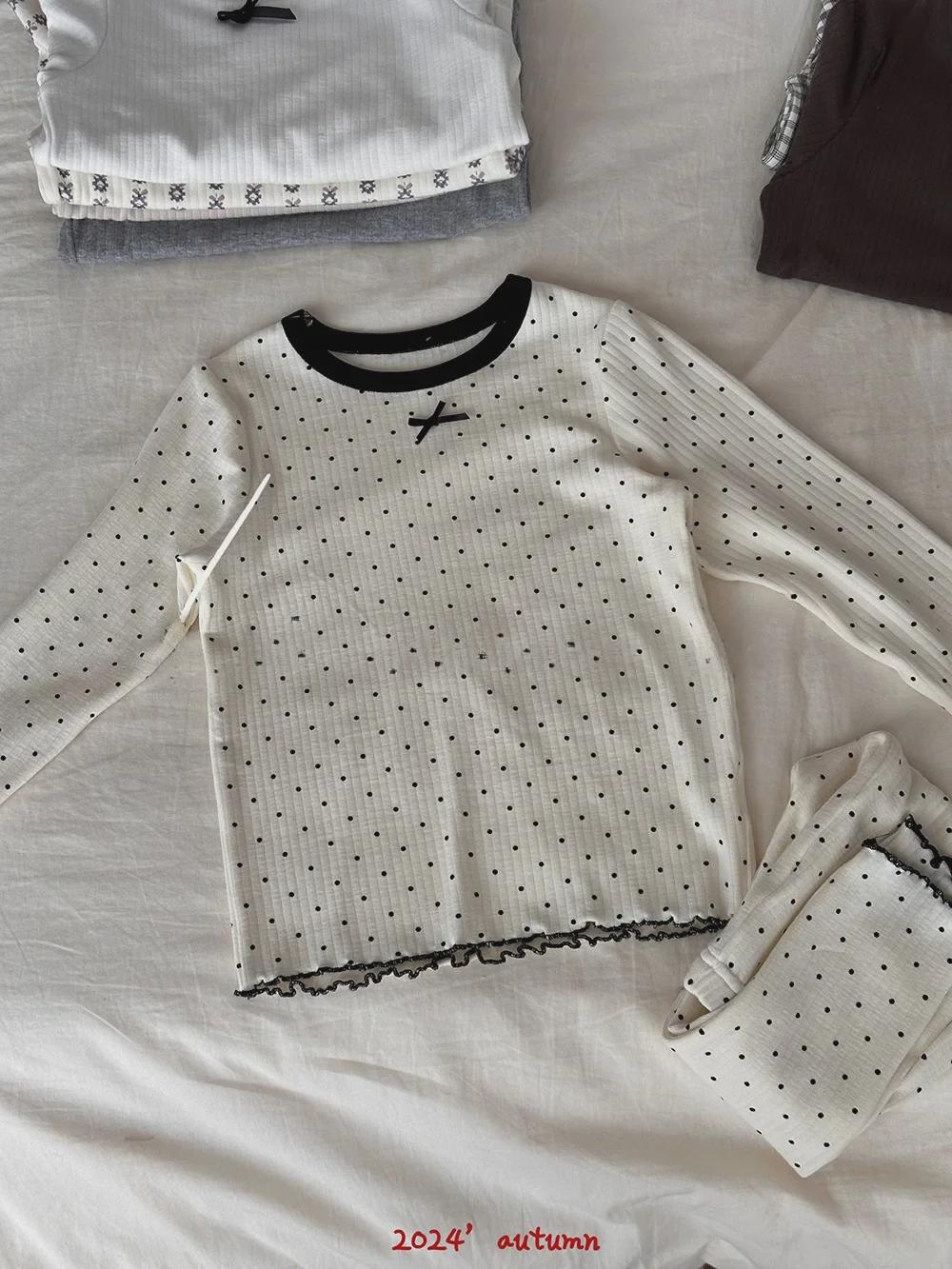 

Пижама для девочек из супермягкой ткани, похожей на кашемир - Уютный, плотный костюм из двух частей 100 cm