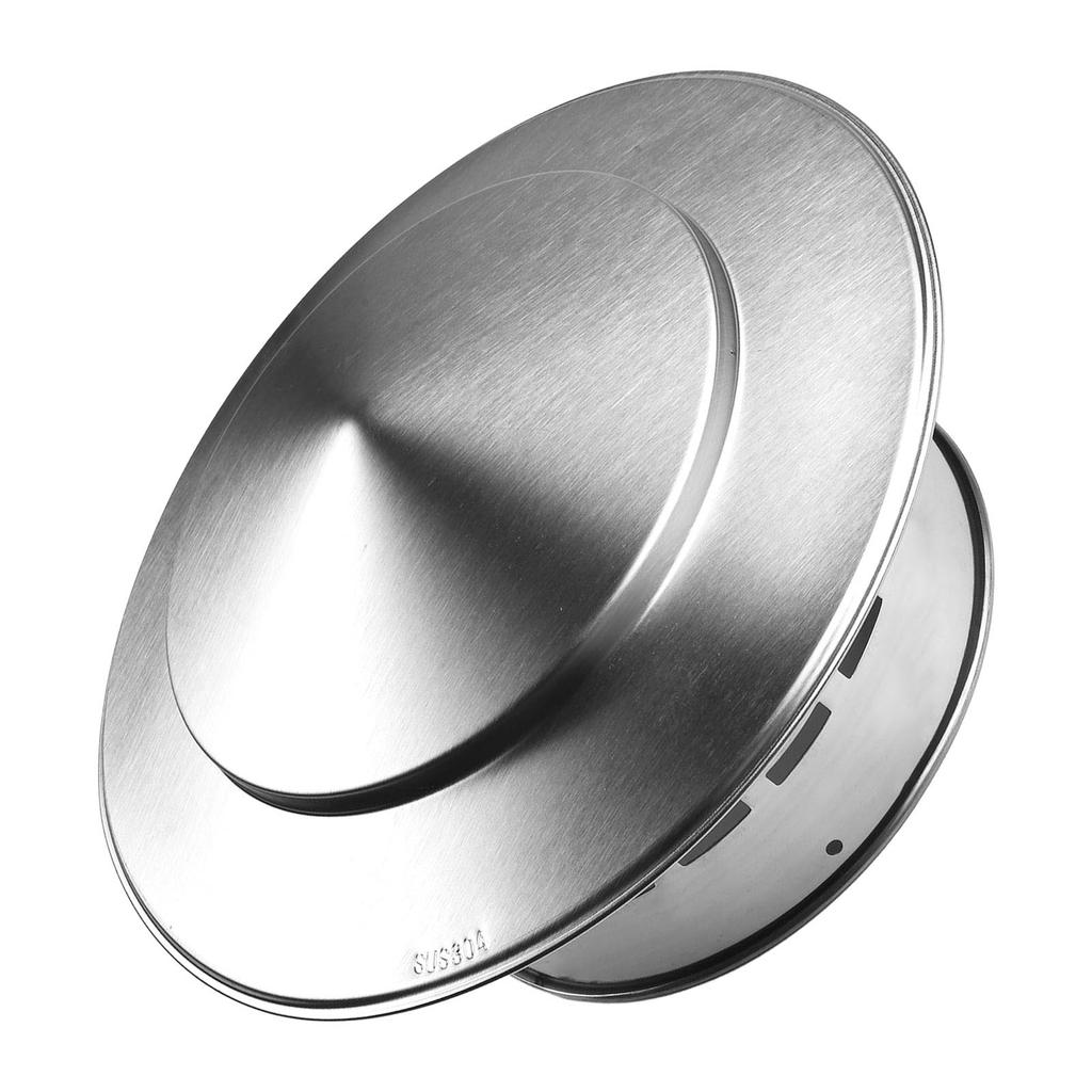 110mm/160mm Stainles Steel Chimney Cap Exterior Wall Fresh Air Outlet Roof Pipe Exhaust Hood Home Improvement Accessories