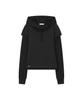 MISEKI SEOUL Raglan Layered Hoodie Set Black