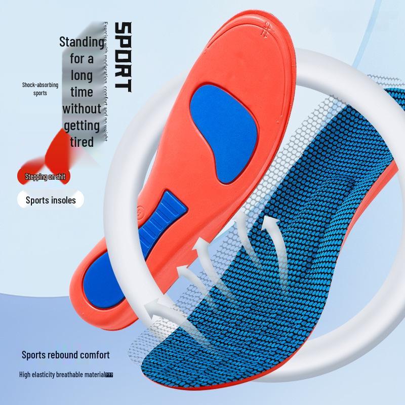 EVA Military Arch Support Insole - Long Standing Comfort, Shock Absorption, Anti-Odor.