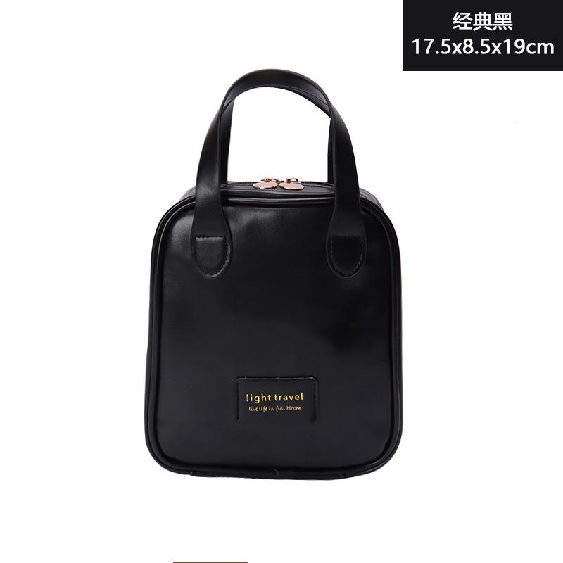 

Портативная косметичка с большой вместимостью и высококачественной двухзамковой молнией Sense PU Портативная сумка для хранения в дороге с высоким внешним видом