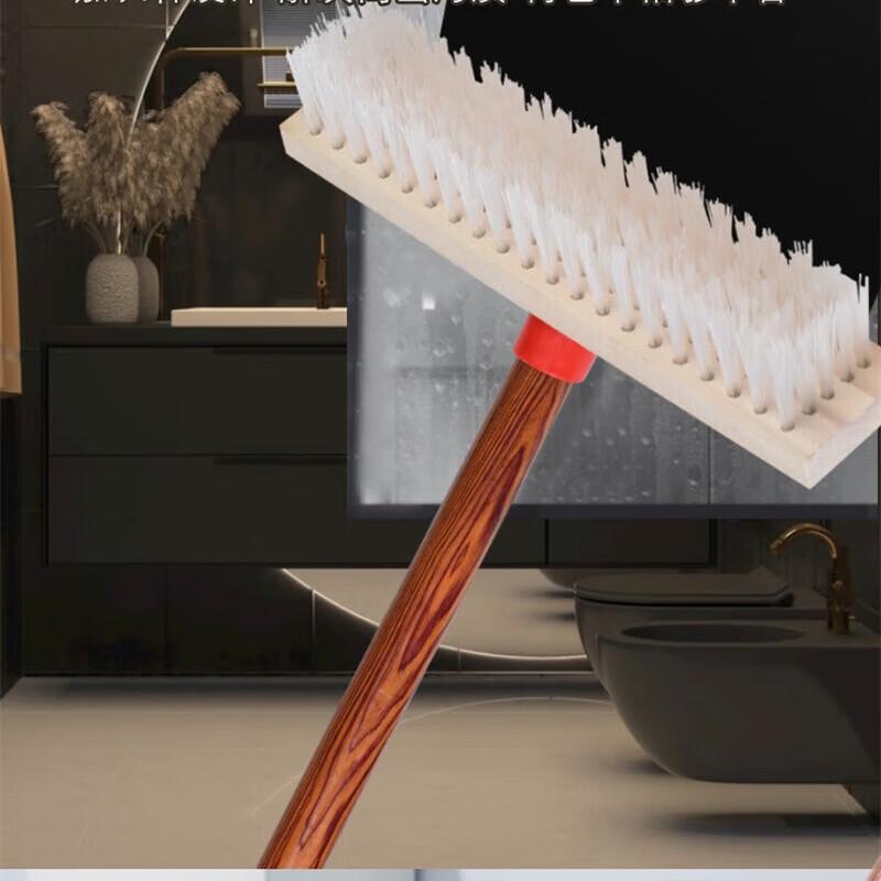 Long-handled Hard Bristle Floor Cleaning Brush