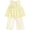 Balabala Girls' Sleeveless Two-Piece Set