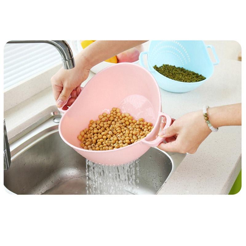 Strainer Rice Washer Kitchen Tools Vegetable Cleaning Container Basket Pretty