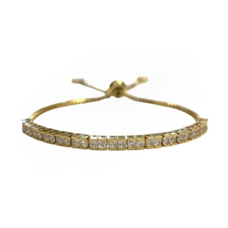 

Браслет LA PLANETE з квадратною рамкою, в лінію Yellow