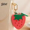 Headphone Case Pouch Faux Leather Coin Wallet Fruity Pattern Mini