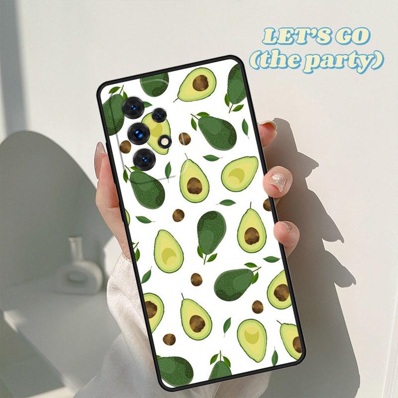Newest Delicious Avocado Pattern phone case For Samsung A42 A31 A40 A51 A71 A32 A80 A91 A52 A72 A20e A21S A50 A70 A11 A12 Cover