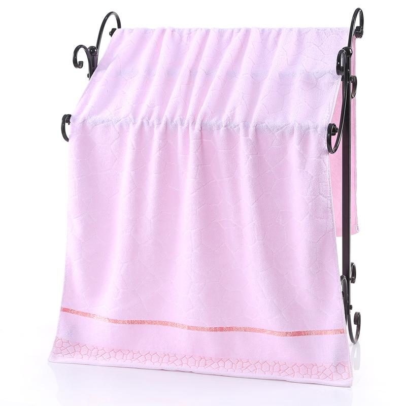 

Набор полотенец с геометрическим узором, удобные полотенца из 100% хлопка для ванной, плотного хлопка, для душа, ванной, домашнего спа, для лица, полотенца для взрослых, для рук 1pcs 70x140&1pc розовый